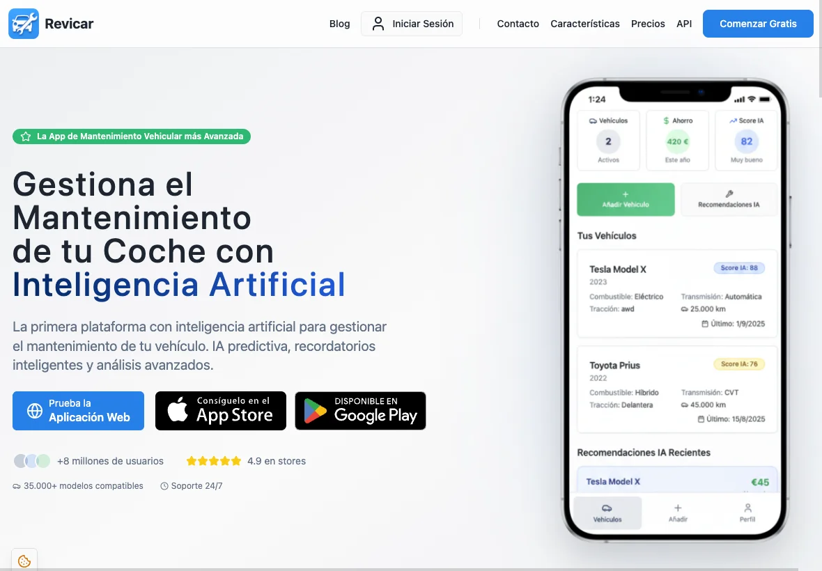 Interfaz de usuario en Tablet - Vista del Dashboard